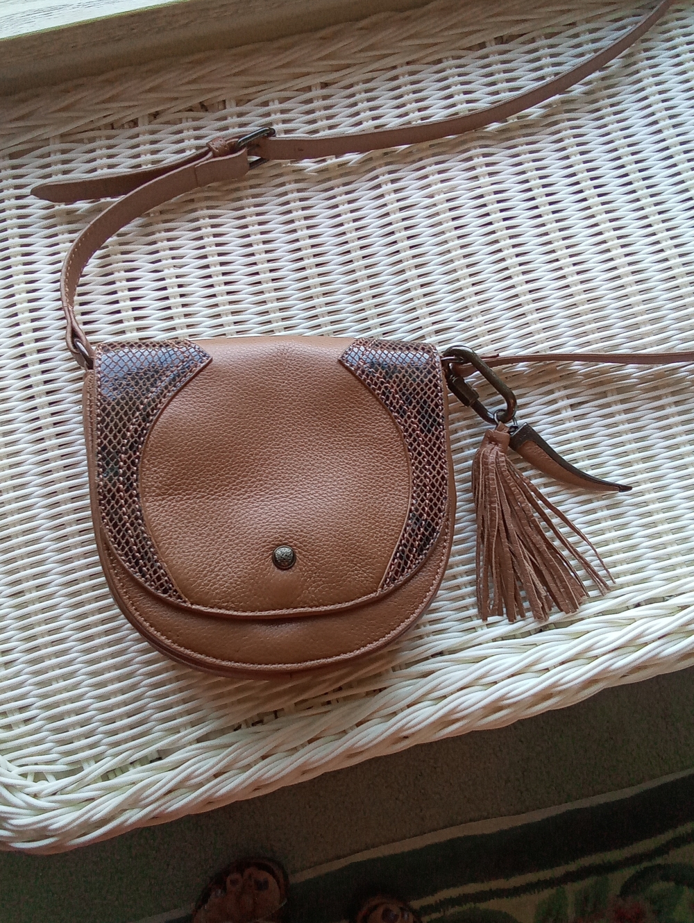 Vince Camuto Leather Crossbody, NWOT
